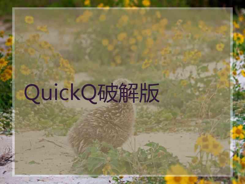 QuickQ破解版