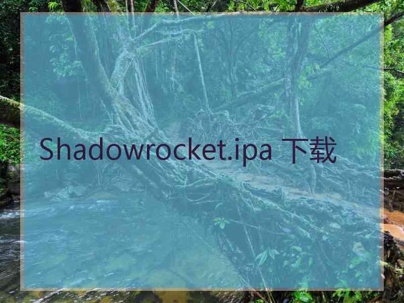 Shadowrocket.ipa 下载