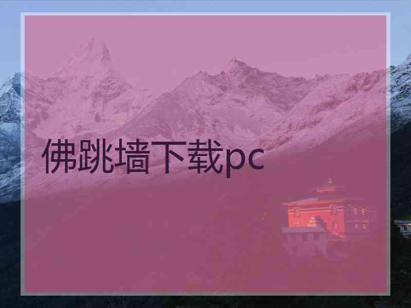 佛跳墙下载pc