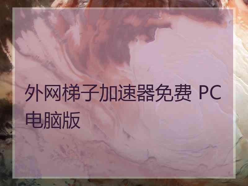 外网梯子加速器免费 PC电脑版