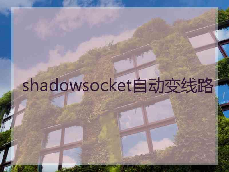 shadowsocket自动变线路