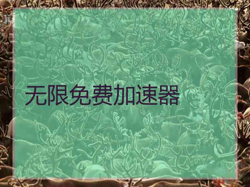 无限免费加速器