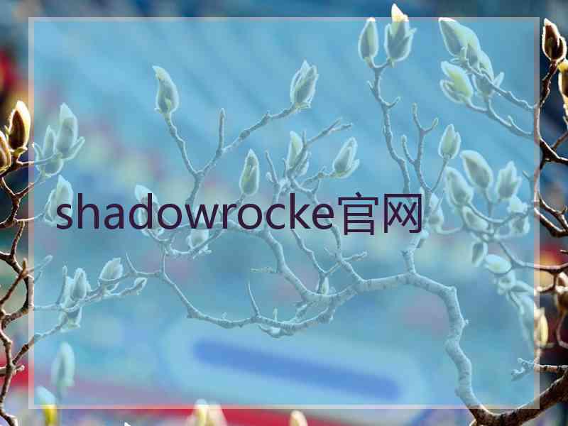 shadowrocke官网