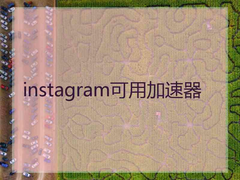 instagram可用加速器