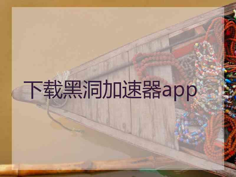 下载黑洞加速器app