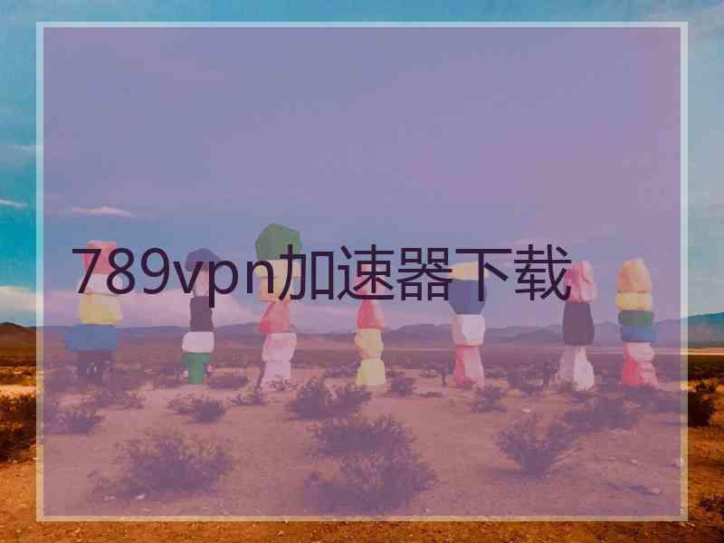 789vpn加速器下载