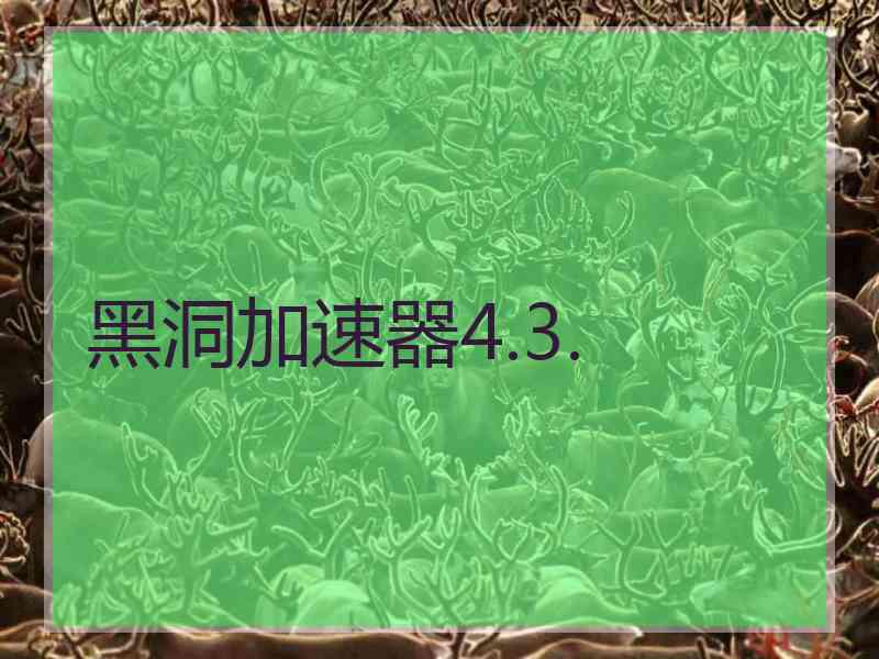 黑洞加速器4.3.