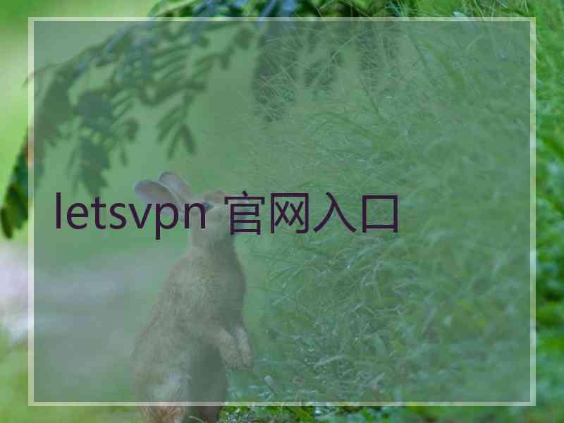 letsvpn 官网入口