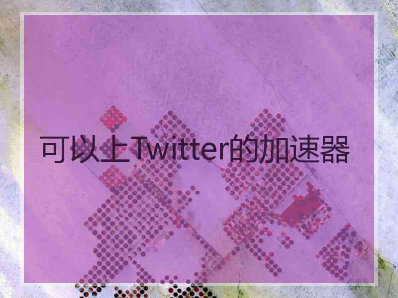 可以上Twitter的加速器