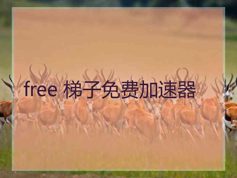 free 梯子免费加速器