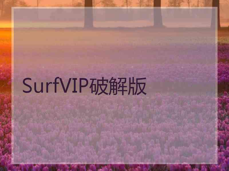 SurfVIP破解版