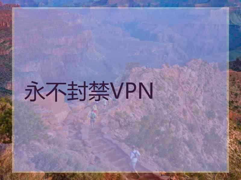 永不封禁VPN