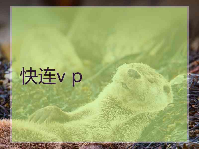 快连v p