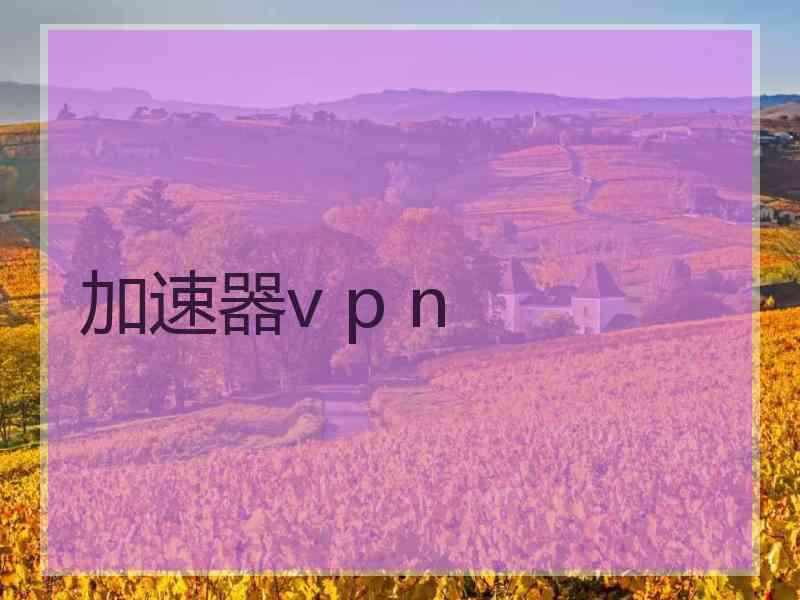 加速器v p n