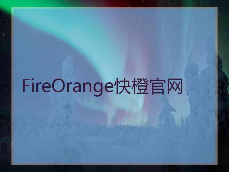 FireOrange快橙官网