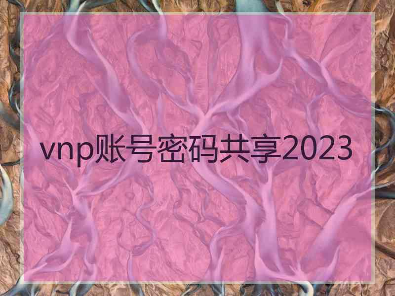 vnp账号密码共享2023