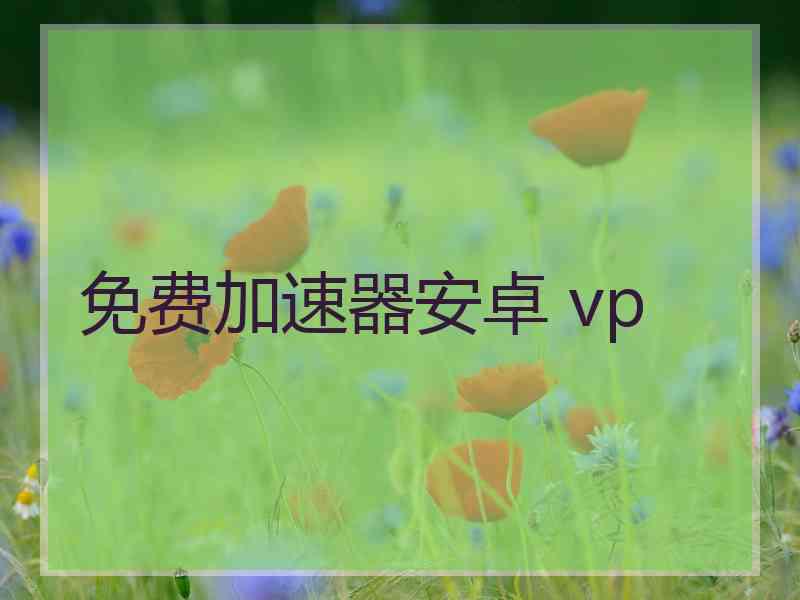 免费加速器安卓 vp