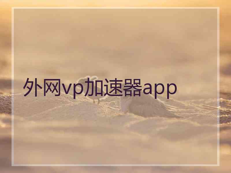 外网vp加速器app