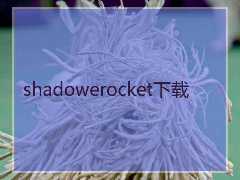 shadowerocket下载